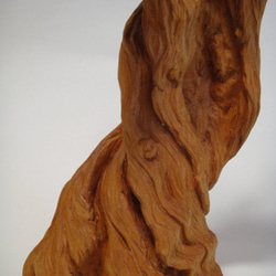 『 メトシェラ 』 木彫刻アート 旧約聖書　鹿　シカ　木　古木　芸術　桜 アート　art 10枚目の画像