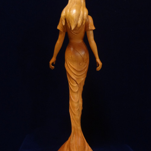 追憶の中で 』 木彫刻 アート 芸術 女神 女性 彫刻 佐藤史隆 通販