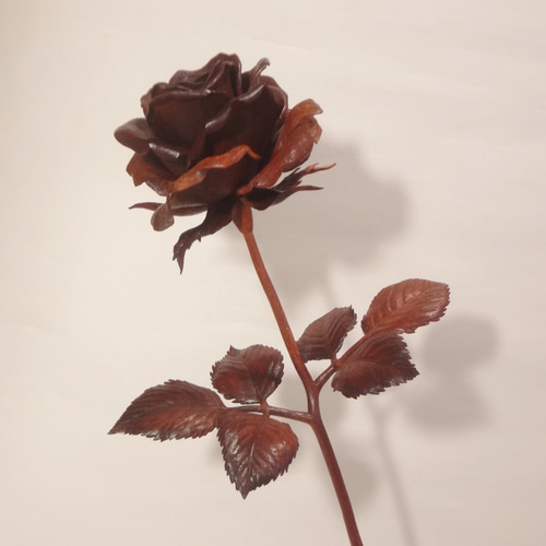 薔薇彫刻イス 昭和の木工職人作 丁寧な彫り なかなか手に入らない