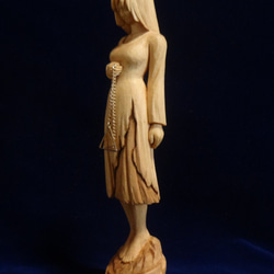 時を刻む少女 （小型版）』 木彫刻 芸術作品 彫刻 佐藤史隆 通販