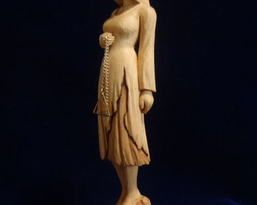 沈香木製 彫刻 人物像 約20cm 沈香木製 彫刻 人物像 約20cm