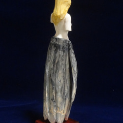 木彫刻 アート 『 星の巫女 』 芸術 裸婦　宇宙　トルソ　女性　恒星　ハンドメイド 8枚目の画像