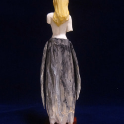 木彫刻 アート 『 星の巫女 』 芸術 裸婦　宇宙　トルソ　女性　恒星　ハンドメイド 9枚目の画像
