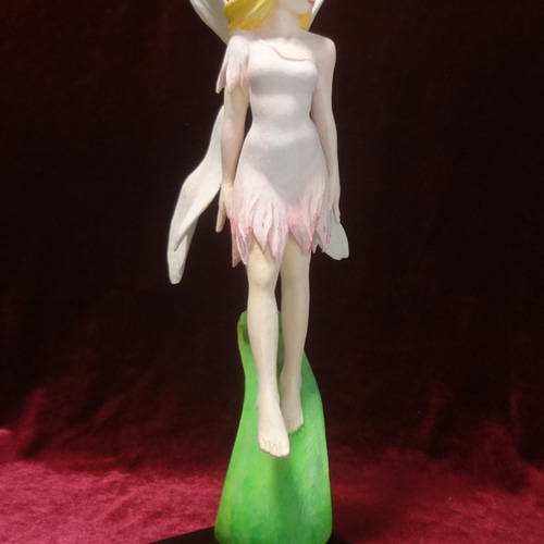 フェアリー 』 木彫刻 アート 妖精 芸術作品 彫刻 佐藤史隆 通販