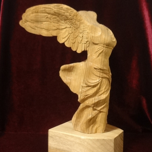 木彫りアート「ワイルド マスタング」* 新品・未使用・美品 * 寄木彫刻作家 鷲野愛未ギャラリー