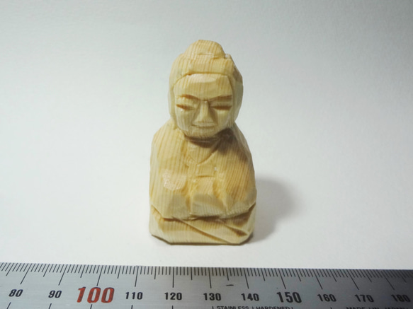 木彫刻 小さな仏像 『 下手っぴ阿弥陀 』 阿弥陀如来　仏像彫刻　アート 8枚目の画像