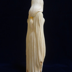 木彫刻 アート 『 星の神話 』 芸術 アート 女性 ハンドメイド 松 手彫り 彫刻 8枚目の画像