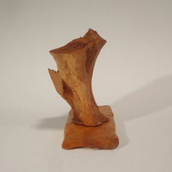 抽象　『 無題 』 木彫刻 アート 芸術   松 手彫り　 2枚目の画像