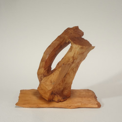 抽象　『 無題 』 木彫刻 アート 芸術   松 手彫り　 3枚目の画像