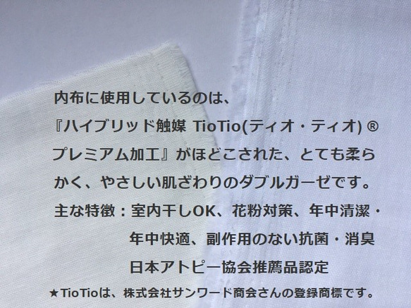 高島ちぢみのマスク（大人用） 3枚目の画像