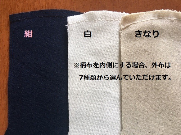 ポケット機能☆綿と国産ダブルガーゼのセミオーダーマスク(79) 5枚目の画像