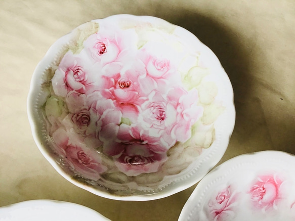 バラバラの薔薇の鉢　7枚揃えて出品 8枚目の画像