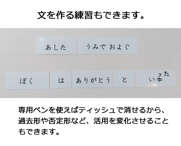 読む力をつける、文章作成力をつける、ひらがな単語フラッシュカード 2枚目の画像