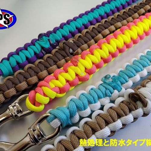 既製品 ドッグリード パラコード 小型 中型犬 散歩 ハンドメイド