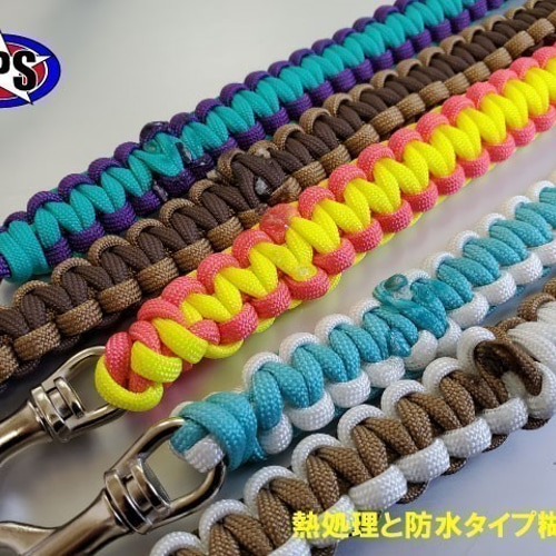 既製品 ドッグリード パラコード 小型 中型犬 散歩 ハンドメイド