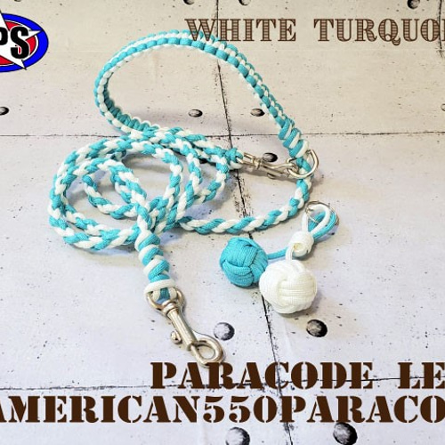 既製品 ドッグリード パラコード 小型 中型犬 散歩 ハンドメイド