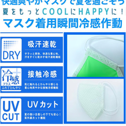 超冷感ひんやり爽やかマスクが6月15日発売！夏NOストレスマスク！超接触冷感の立体COOLMASK！ 1枚目の画像