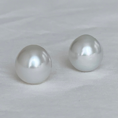 南洋バロックパールピアス11mm ② ピアス（その他） elem 通販｜Creema