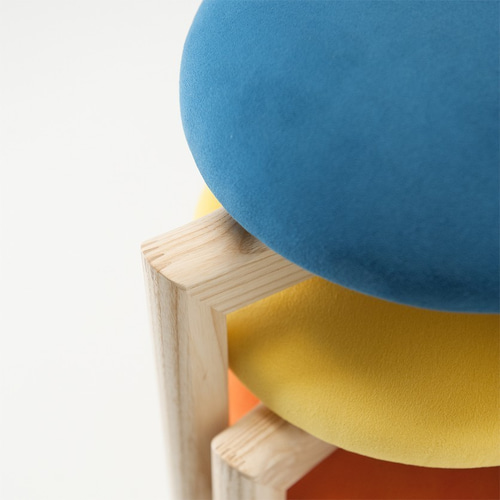 マッシュルームスツール　匠工芸　高さ43センチ　イエロー 数量限定再販売】マッシュルームスツール【イエロー】 きのこが