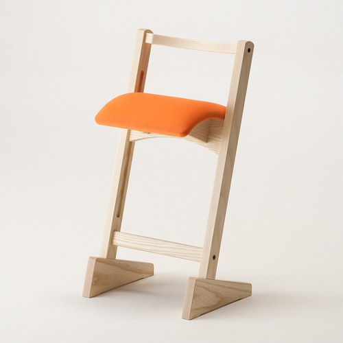 パロットチェア【ネイビー】座面の高さが調節可能 玄関・キッチン 匠