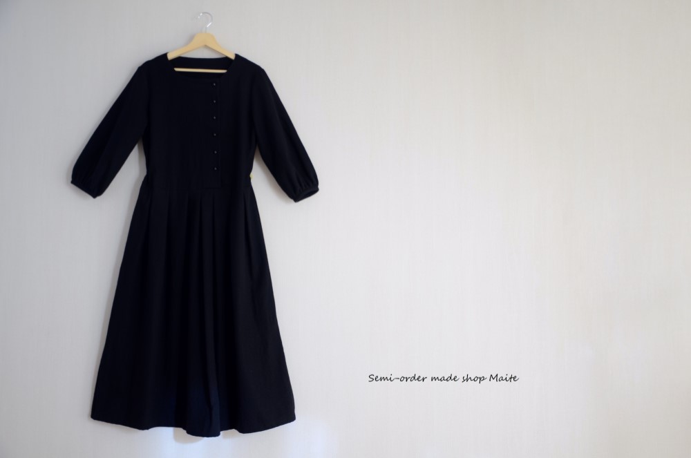 あったかウール混ワンピース
