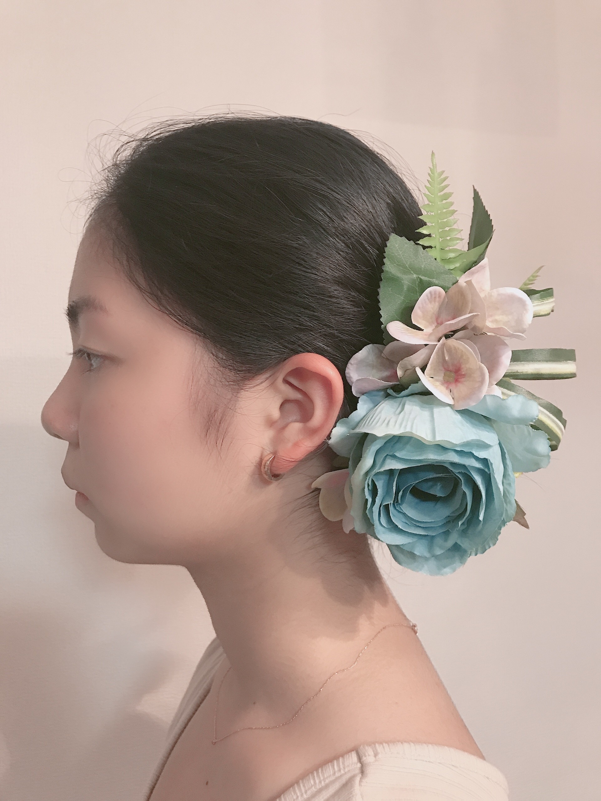 フラダンス髪飾り ポンポンマム 20本 ヘアクリップ へアドレス