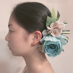 フラダンス　髪飾り　7個セット　ヘアクリップ　花　ヘッドドレス　まとめ売り フラダンス髪飾り7個セットヘアクリップ花ヘッドドレスまとめ売り
