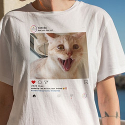 うちの子 SNS Tシャツ │犬 猫 ペット 1枚目の画像