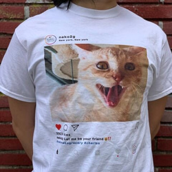 うちの子 SNS Tシャツ │犬 猫 ペット 2枚目の画像