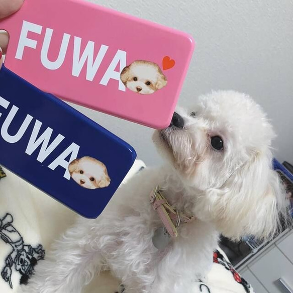 【犬】インスタ映え!?うちの子 スマホケース│ペット iphoneケース 2枚目の画像
