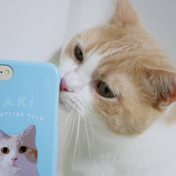 ペットの写真で♪うちの子手帳型スマホケース │猫 犬 iphone アンドロイド 5枚目の画像