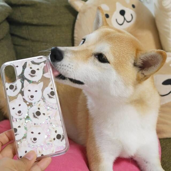 うちの子柄 クリアiPhoneケース│犬 わんこ 4枚目の画像