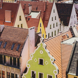 ポーランドの街並み / アートポスター カラー インテリア 縦長 ヨーロッパ ヴロツワフ 東欧 5枚目の画像
