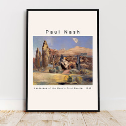 Paul Nash "Landscape of the Moon's First Quarter" / アートポスター 3枚目の画像