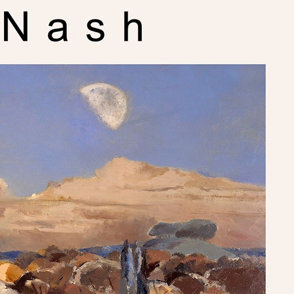 Paul Nash "Landscape of the Moon's First Quarter" / アートポスター 5枚目の画像