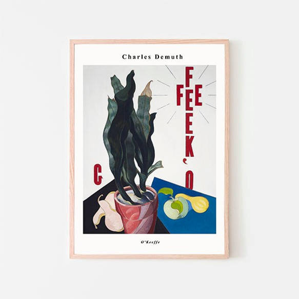 Charles Demuth "O'Keeffe" / アートポスター チャールズ・デムス 1枚目の画像