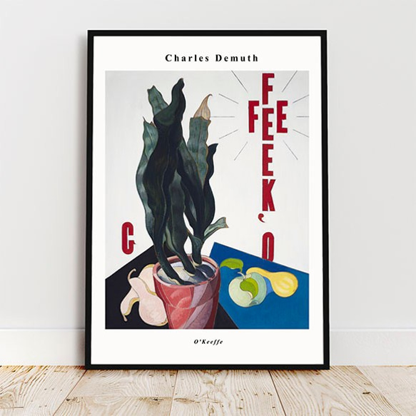 Charles Demuth "O'Keeffe" / アートポスター チャールズ・デムス 3枚目の画像