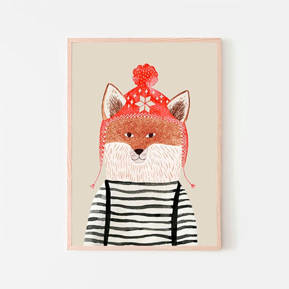 油彩画 帽子をかぶったキャラクター 油彩画 帽子をかぶったキャラクター