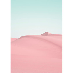 ピンクの砂丘 / ポスター 写真 アート ファンタジー ミニマル 砂漠 青空 風景 超自然 edited 4枚目の画像