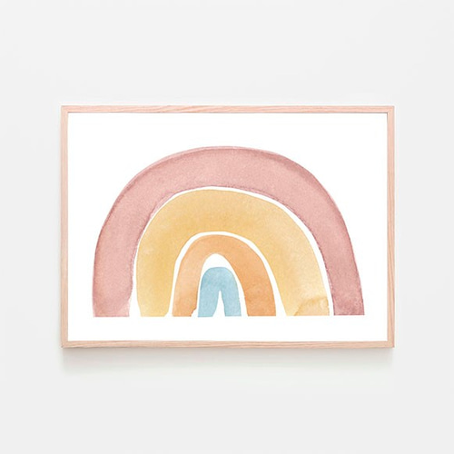 100％本物保証！ プリントアート 絵画 - 絵画 額縁アクリル版付き レインボードッグ 絵画