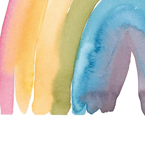 虹 / ポスター 写真 クリエイティブ 水彩画 イラスト rainbow