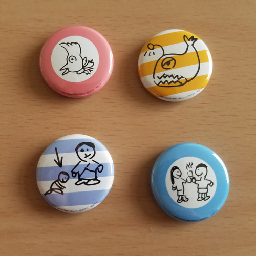 涅槃崎 悟 デザイン缶バッチ 4個セット その他素材 THE 南無ズ 通販