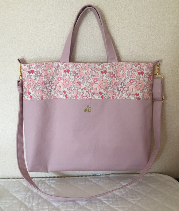 ベッツィバタフライローズ　リバティ　入学グッズ　レッスンバッグ ベッツィバタフライローズリバティ入学グッズレッスンバッグ