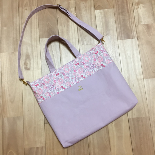 ベッツィバタフライローズリバティ入学グッズレッスンバッグ