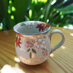 京焼・清水焼 マグカップ（桜と紅葉） マグカップ Shun 通販