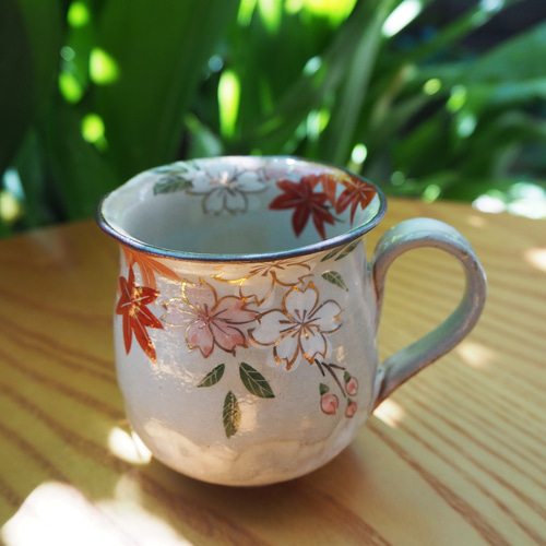 京焼・清水焼 マグカップ（桜と紅葉） マグカップ Shun 通販 10118383