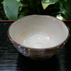 京焼・清水焼　ご飯茶碗　ペア　イッチン装飾　（パールブルー・パールピンク） 5枚目の画像