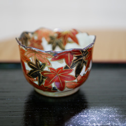 京焼乾山写新緑紅葉向付7客　　新品未使用　　最後の7客 京焼乾山写新緑紅葉向付7客 新品未使用 最後の7客 （星のや京都
