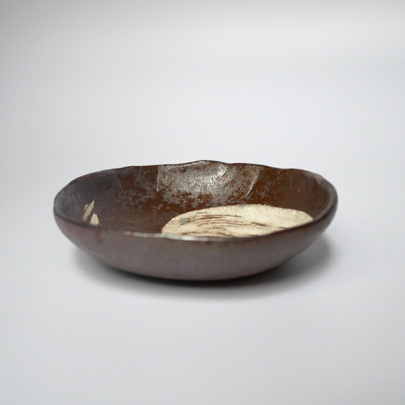 京焼・清水焼　刷毛目　瓢箪型　小皿 3枚目の画像