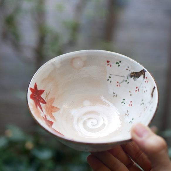 京焼・清水焼 色絵 編笠鉢 （桜・紅葉） お椀・ボウル・鉢 Shun 通販